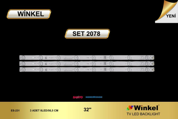 LCD LED-2078 TAKIM 3 LÜ-LE74S14HM-BMTC HK29D08-ZC14C-01 le74es14 LE74S14HM LE74N9HM-WİNKEL