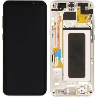 TELEFON EKRANI SAMSUNG S8 SERVİS ORJİNALİ GOLD