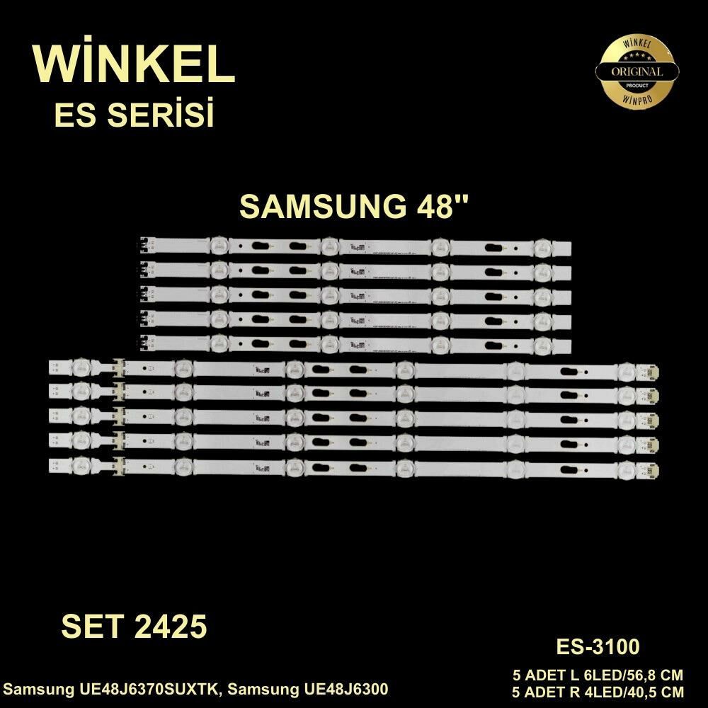 LCD LED-2425 TAKIM 10 LU-UE48J6370-UE48J6300-UE48J6300 48J6370, 48J6300-WİNKEL