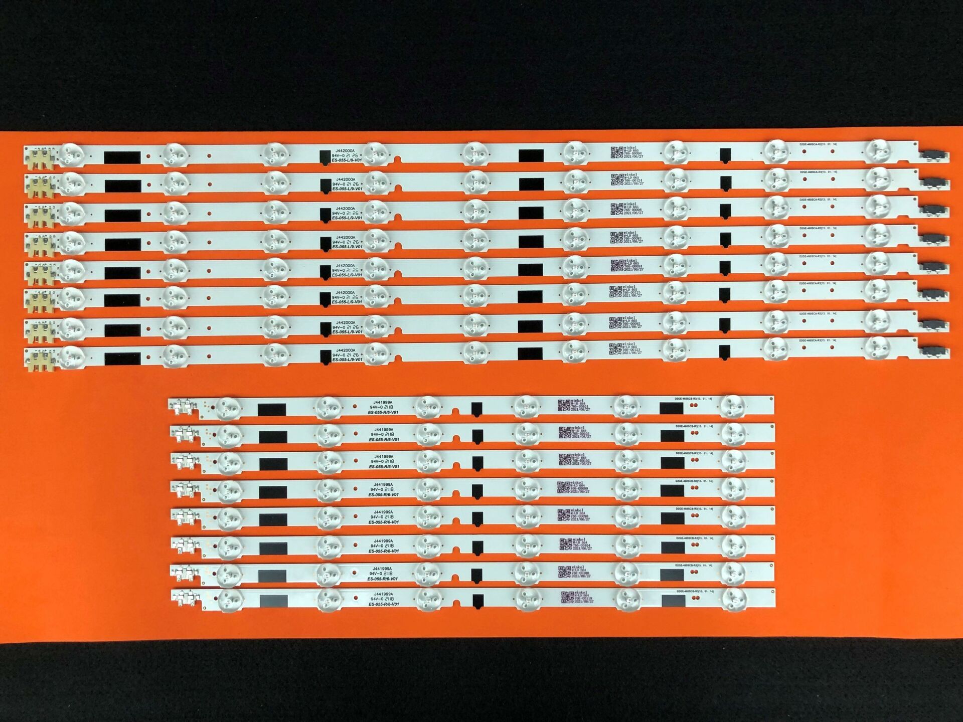 LCD LED 2030-TAKIM 16 LI-UE46F5500-UE46F6100-UE46F6300-UE46F6400-UE46F6-C388-ES-055-WİNKEL