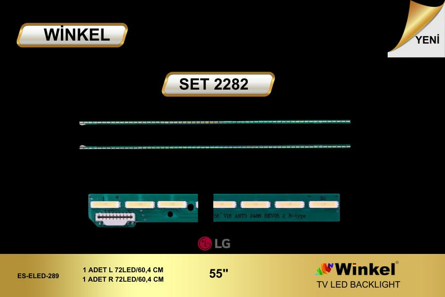 LCD LED-2282 2 Lİ ÇUBUK-55UB830-55UB850V-55UB950-55PUS7809-55LA96555-WİNKEL
