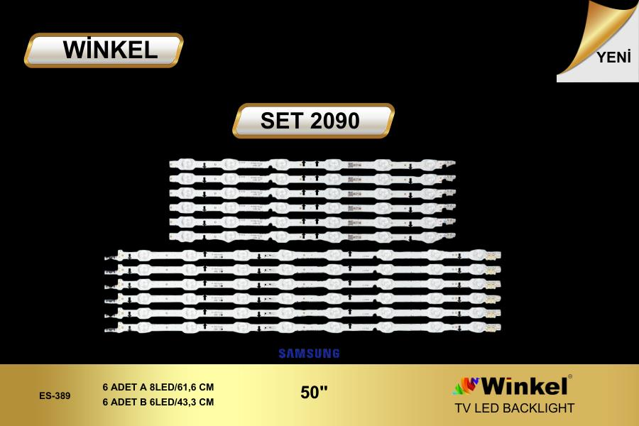 LCD LED-2090 TAKIM 12 Lİ-UE50HU6900-UE50HU6900-UE50HU6900S-UA50HU7000-WİNKEL