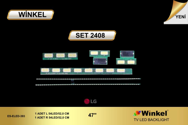 LCD LED-2408 2 Lİ CUBUK-LC470EUH-6916L-0824A-47LM760S,47LM860-WİNKEL