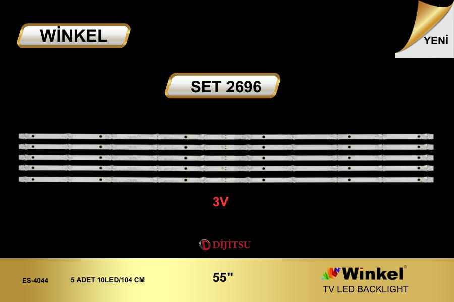LCD LED-2696 5 Lİ TAKIM  ES-4044, DİJİTSU 55DS8500, KJ55D10-ZC66AG-303KJ550054-WİNKEL