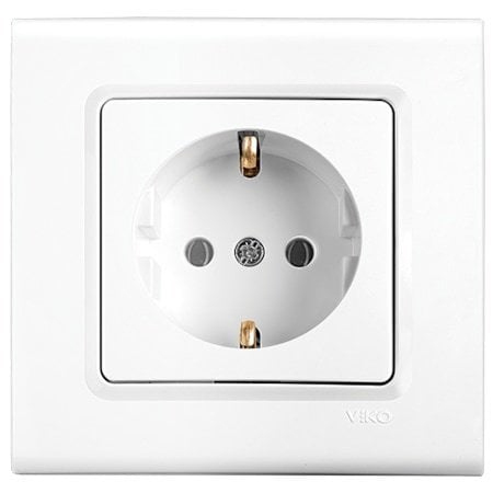 VIKO 90440008 LİN/ROL BEYAZ TOP PRİZ MEK+KAPAK