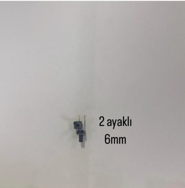 BUTON 2 PİNLİ 6MM