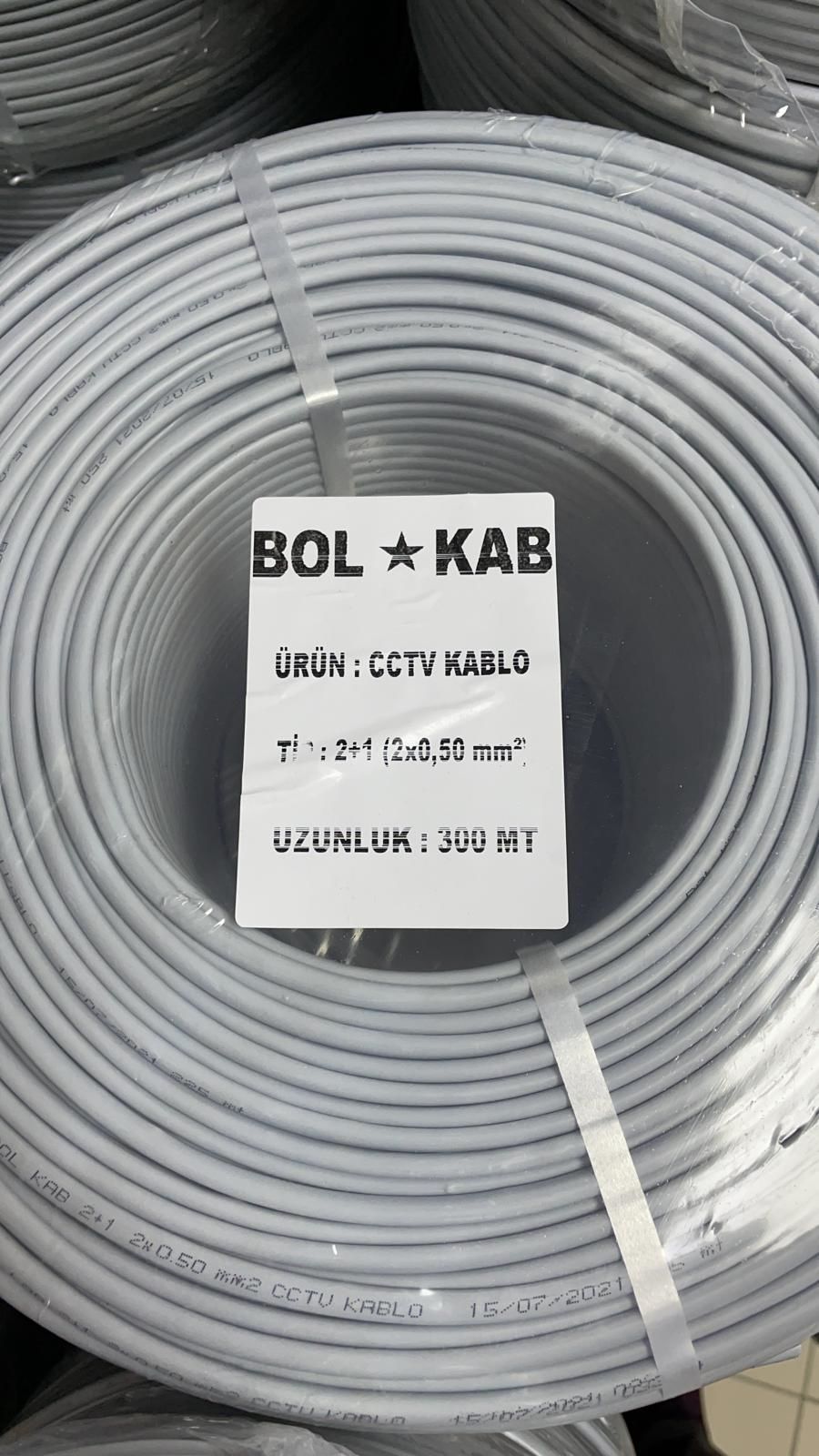 BOLKAB 2+1  2X050 CCTV KAMERA KABLOSU CCA
