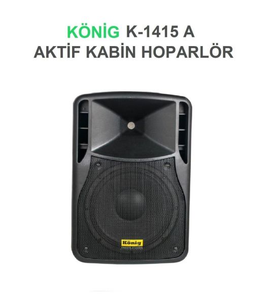 KÖNİG K-1415A 38CM 700W USB-SD-AKTİF KABİN HOPARLÖR