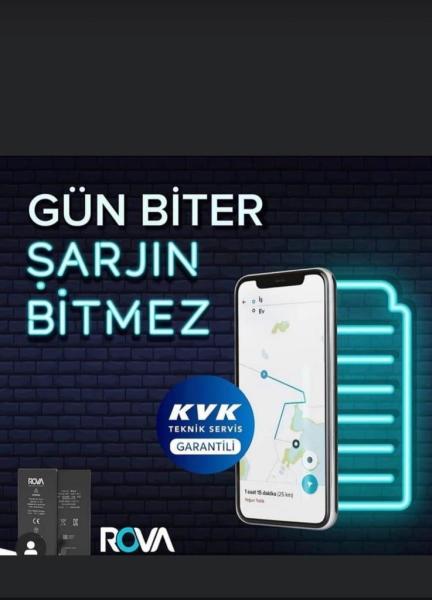 CEP TEL BATARYA İPHONE 6 S ROVA KVK GARANTİLİ
