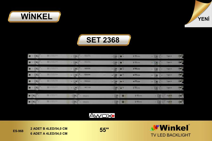 LCD LED-2368 TAKIM 8 LI 4708-K550WDE-A5117N01 4708-K55WDE-A5117N01 K550WDE1 A5