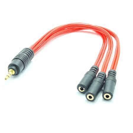 SES KABLOSU 1 JAK ERKRK - 3 JAK DİŞİ 3.5 MM