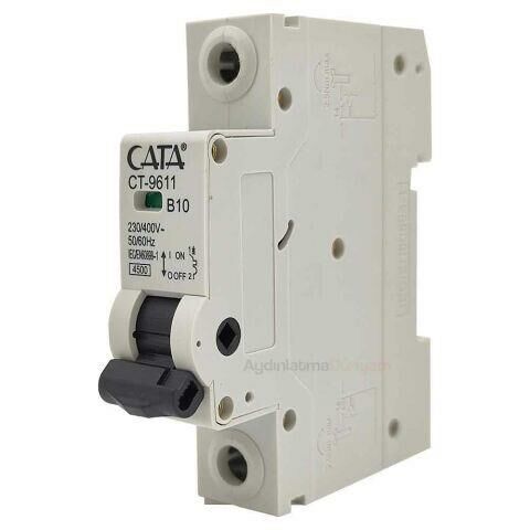 CATA W OTOMAT 10 AMPER B TİPİ 4,5K MONOFAZE CT-9611