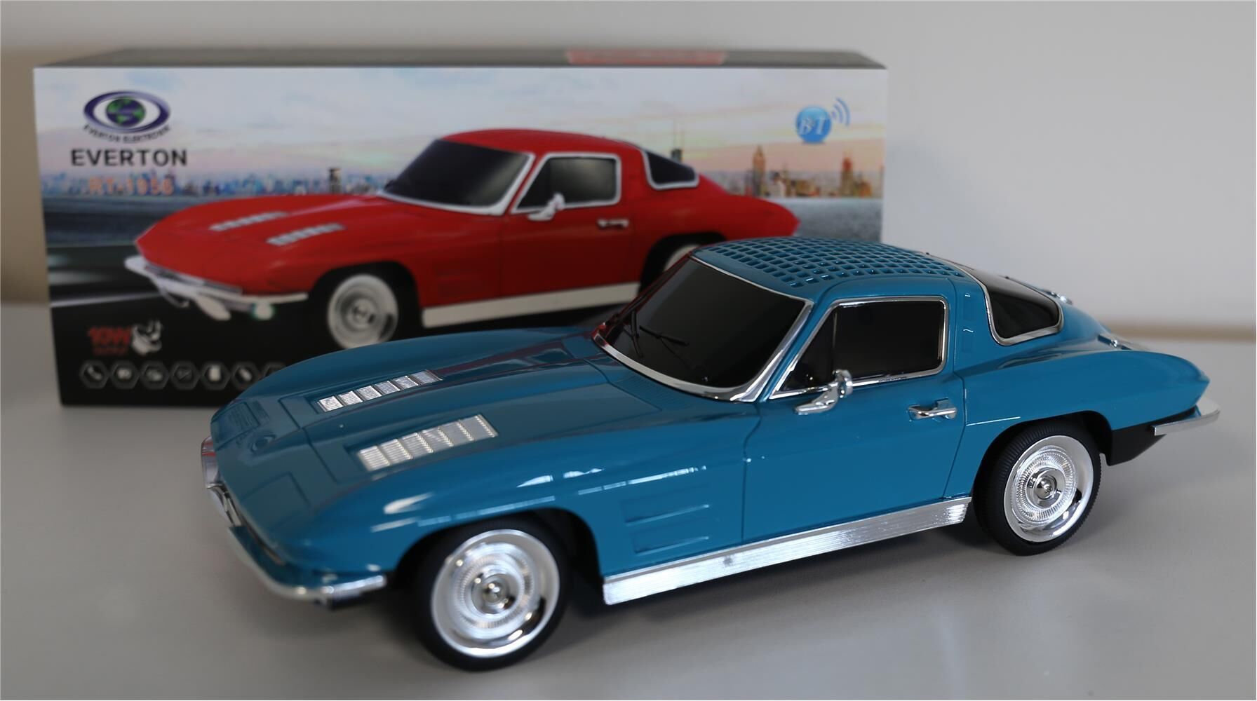 EVERTON RT-1956 Arabalı Bluetooth Fm/Usb/Tf/Aux Şarjlı Nostaljik Radyo