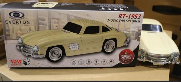 EVERTON RT-1953 Arabalı Bluetooth Fm/Usb/Tf/Aux Şarjlı Nostaljik Radyo