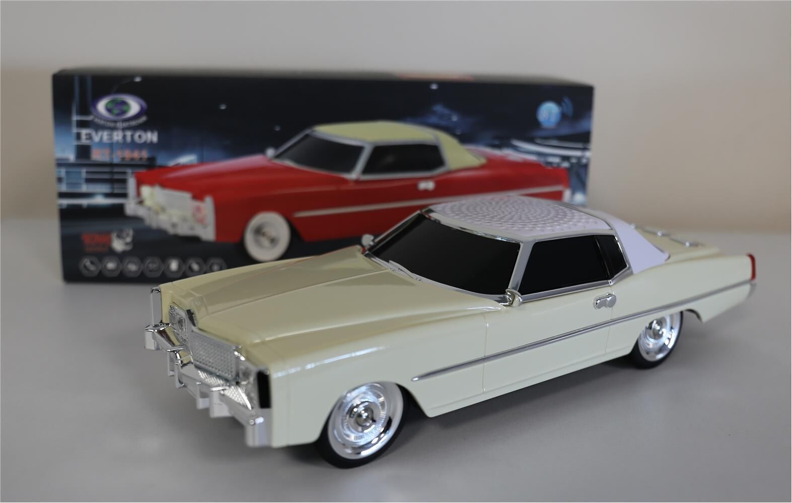 EVERTON RT-1941 Arabalı Bluetooth Fm/Usb/Tf/Aux Şarjlı Nostaljik Radyo