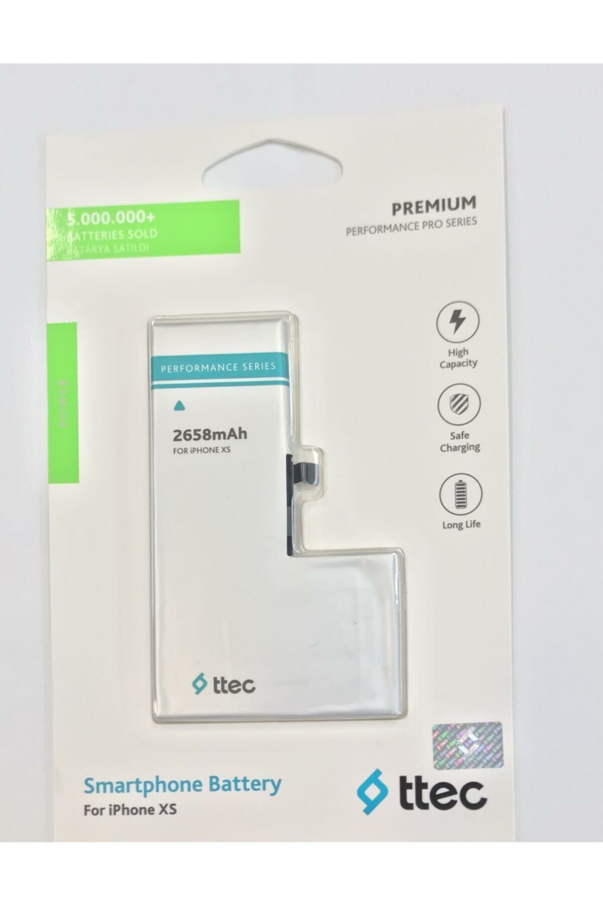 CEP TEL BATARYA İPHONE XS TTEC 2 YIL GARANTİLİ