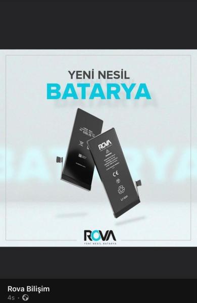 CEP TEL BATARYA İPHONE SE ROVA KVK GARANTİLİ