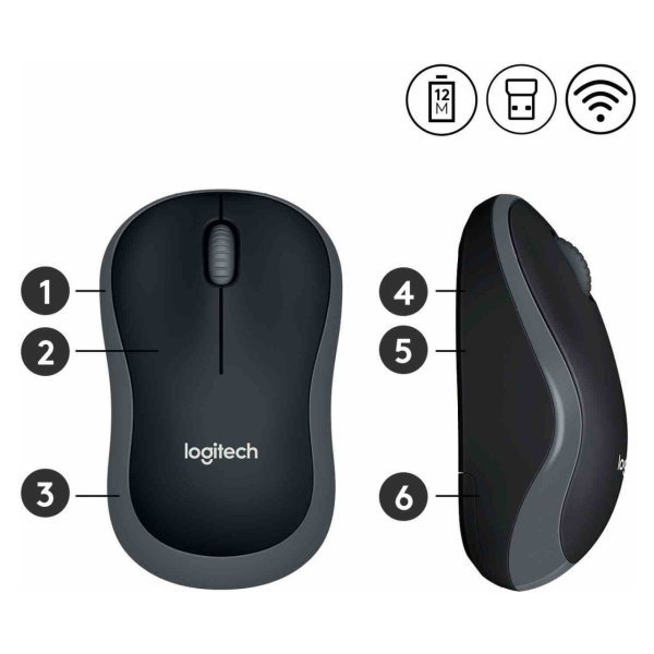 LOGİTECH M-185 KABLOSUZ MOUSE