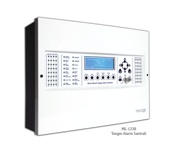 Maxlogic Akıllı Adresli Yangın Alarm Santralı, 1 Çevrim, 127 Adres