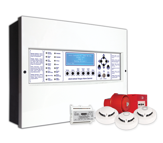 Maxlogic Akıllı Adresli Yangın Alarm Santralı, 2 Çevrim, 254 Adres