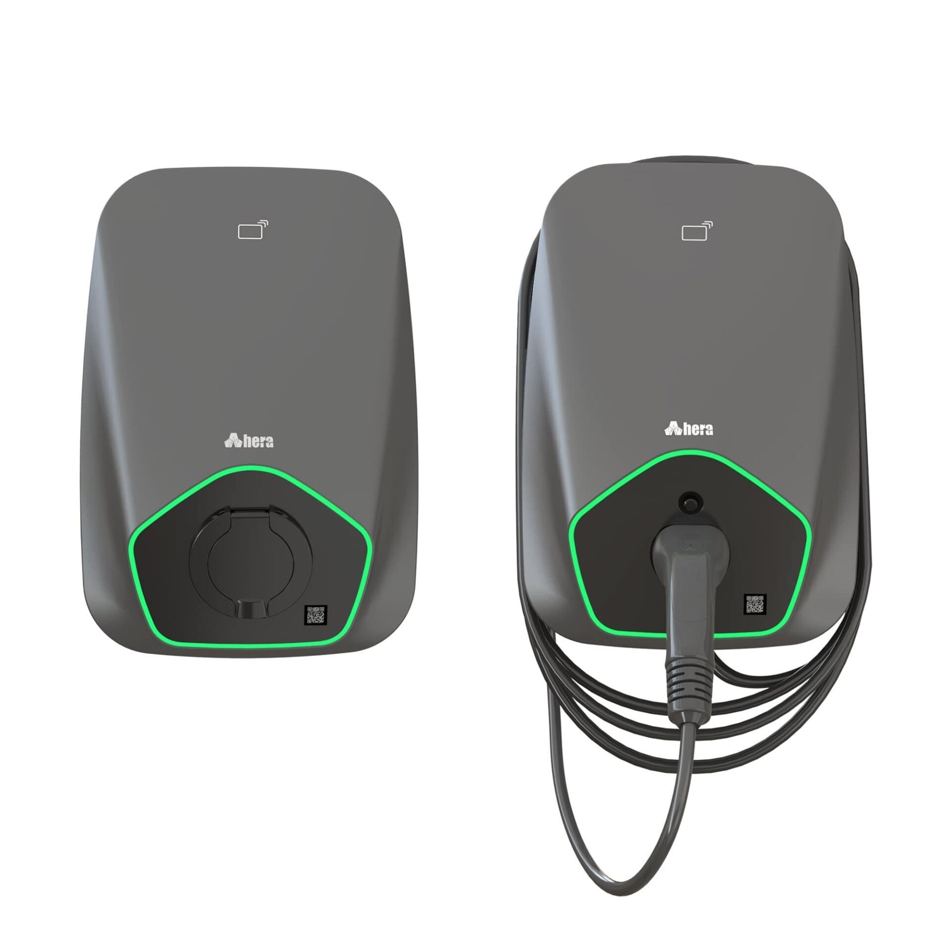 HERA 22KW KABLOLU TRİFAZE ELEKTRİKLİ ARAÇ ŞARJ CİHAZI