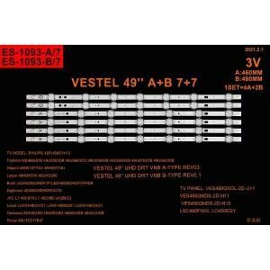 LCD LED 2221-TAKIM 6 LI-49PUS6031-49UB8300-49R6010-49UB7800-49UB8600-C367-E1093-WİNKEL