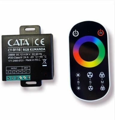 CATA CT-9116 RGB KUMANDA 24A 288W SLİM TOUCH