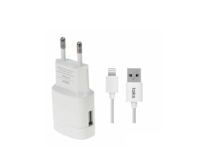T.TEC TAKS ŞARJ ALETİ 5TS01LB İPHONE 1.5A SET