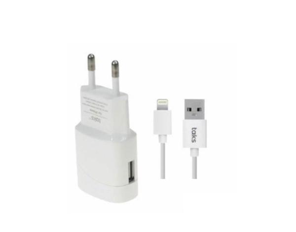 T.TEC TAKS ŞARJ ALETİ 5TS01LB İPHONE 1.5A SET