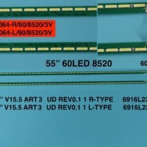 LCD LED-2196-2 Lİ TAKIM-55UH605-55UH617-55UH6257-55UH620-55UF6430-55UH6030-ELED064-WİNKEL