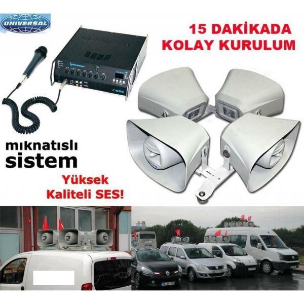 UNIVERSAL AQUA 160 MIKNATISLI KOMPLE 4 LÜ SEÇİM SİSTEMİ