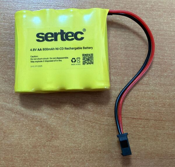 SERTEC 4.8VOLT 800MAH 4'LÜ KALEM OYUNCAK ARABA PİLİ