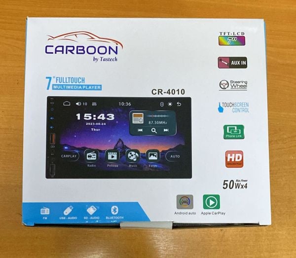 CARBOON CR-4010 7'' DOUBLE CARPLAY OTO TEYP
