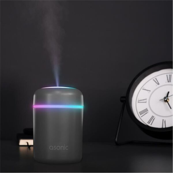 Asonic HN21 Matte Beyaz 2W 300ML kapasiteli 4 Saat Nemlendirici