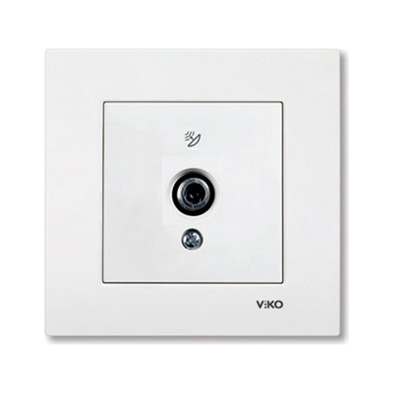 VİKO KARRE F KONNEKTÖRLÜ UYDU PRİZİ ÇERÇEVESİZ