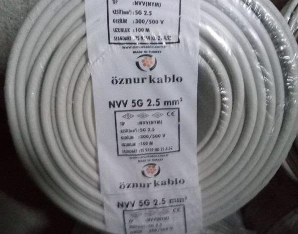 TTR KABLO 5X2,5 ÖZNUR