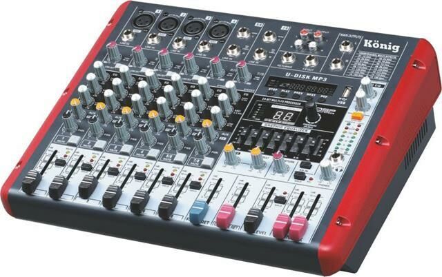 KÖNİG K8 P250 8 KANAL POWER MİXER