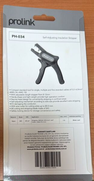 PROLİNK PH-034 KABLO SOYUCU KESİCİ