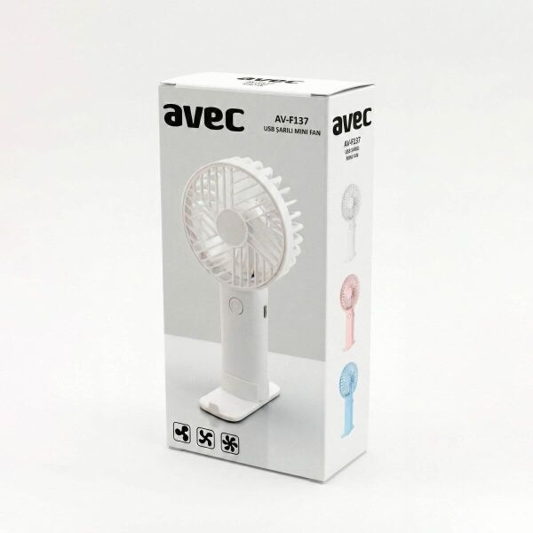 AVEC AV-F137 USB ŞARJLI MİNİ FAN