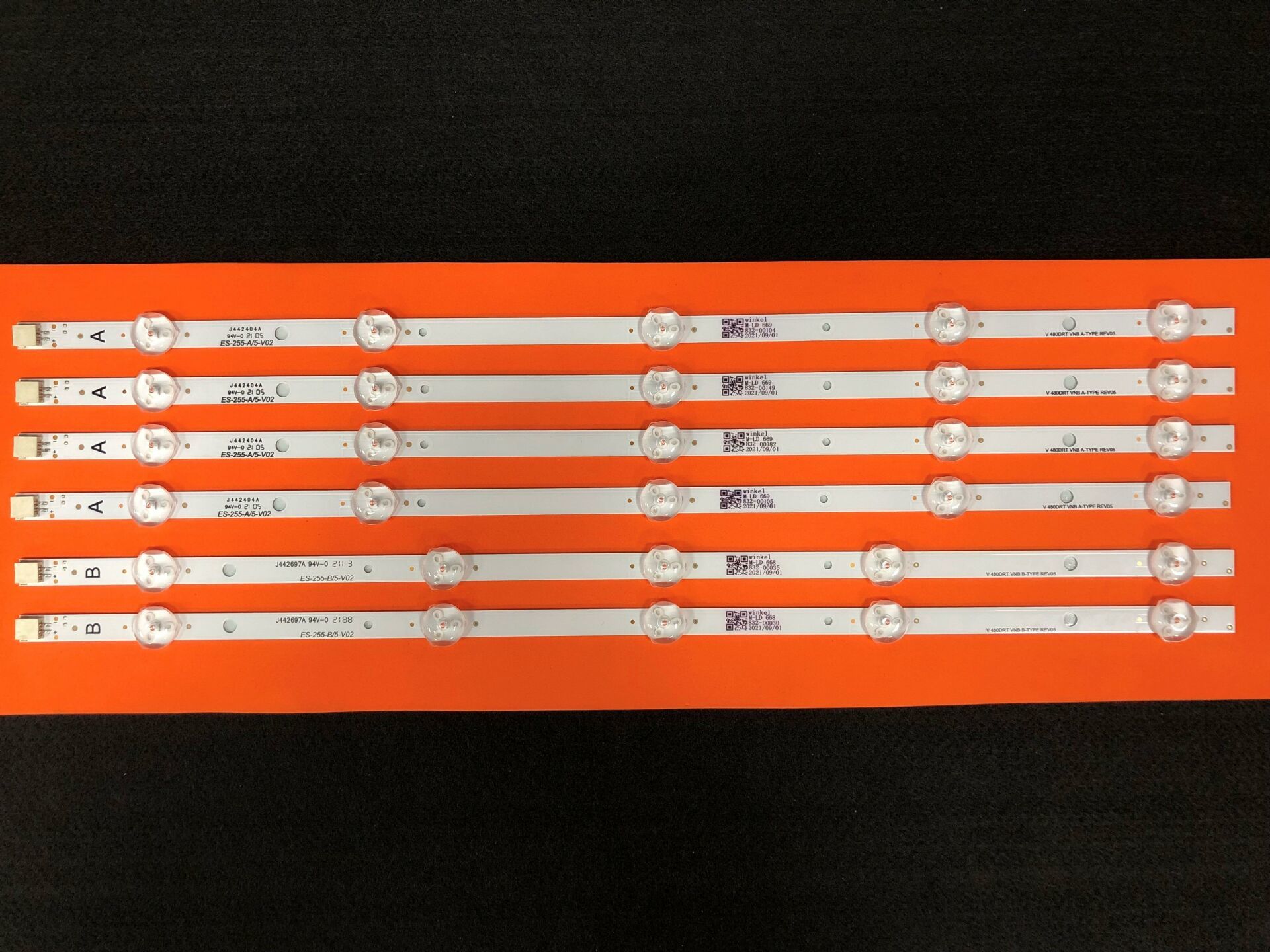 LCD LED-2049 TAKIM 6 LI-48FD7300-48FD7300-48FX410-48F449-48FB5000-ES-255-WİNKEL