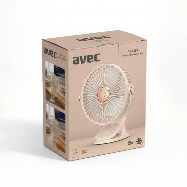 AVEC AV-F551 USB ŞARJLI FAN